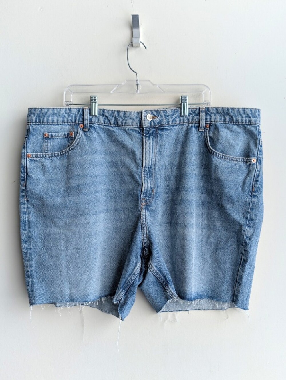NWT H&M High Rise Bermuda Denim Shorts